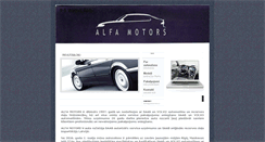 Desktop Screenshot of alfamotors.lv